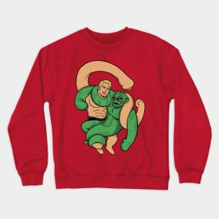 Stretch Armstrong vs Stretch Monster Crewneck Sweatshirt